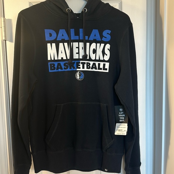 Dallas Mavericks Black Hoodie Sz Small - Picture 1 of 7